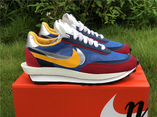 Pure original version_ SACAI X Nike LDV Waffle original_ red and blue color_ number BV0073-400. Full code shipment 36--46-2e87bc96